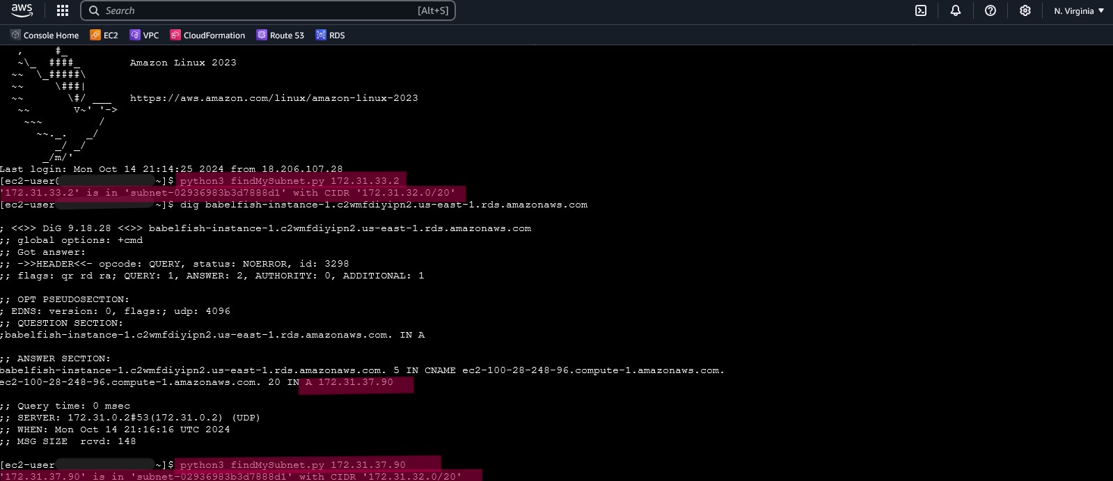 Find My Subnet AWS Image